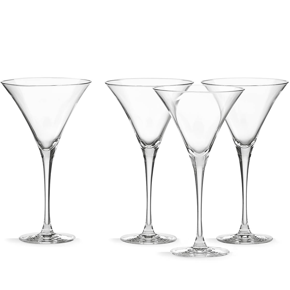 Mouthblown Crystal Martini Glasses, Set of 4 - Image 3