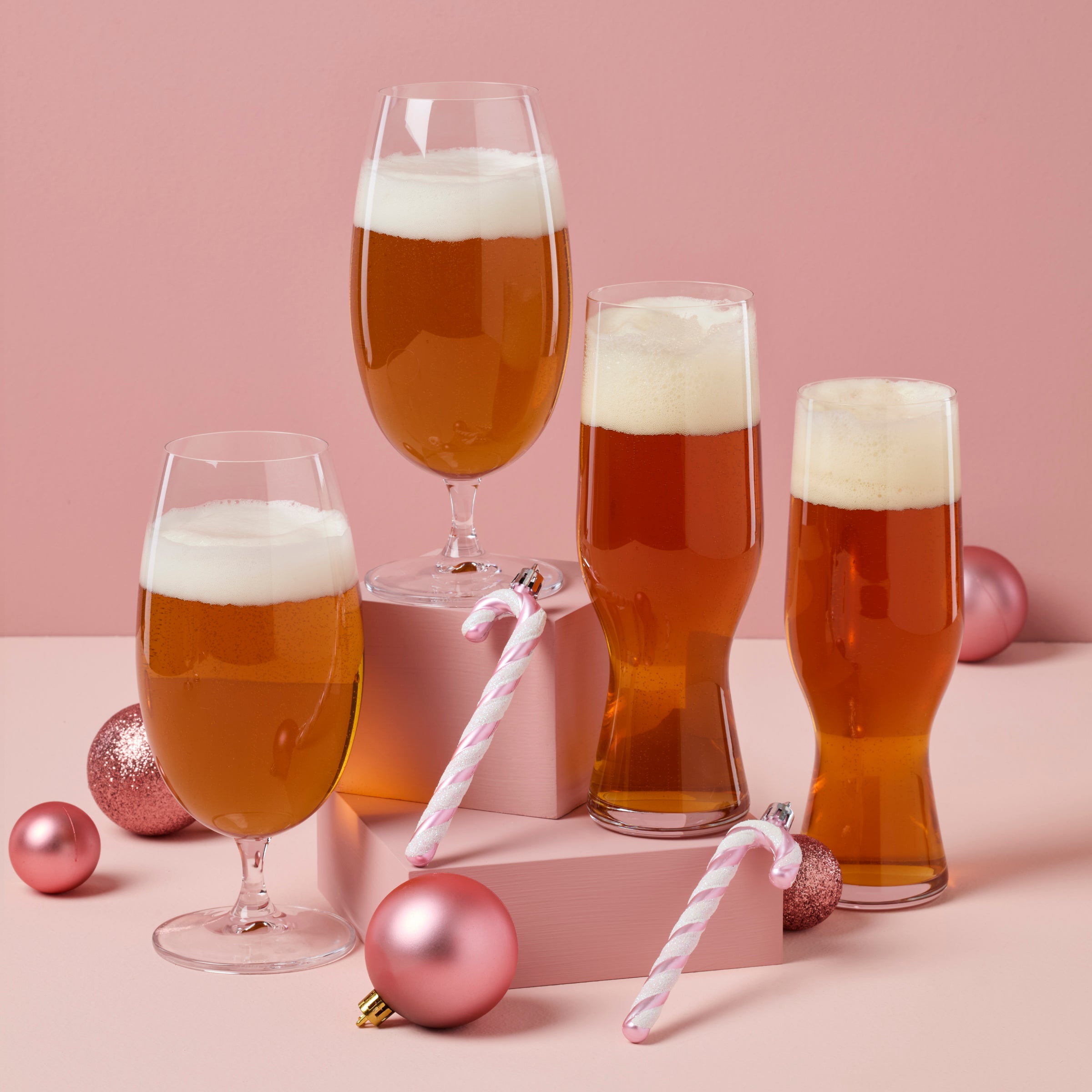 Assorted Beer Glasses, Set of 4 - Image 3