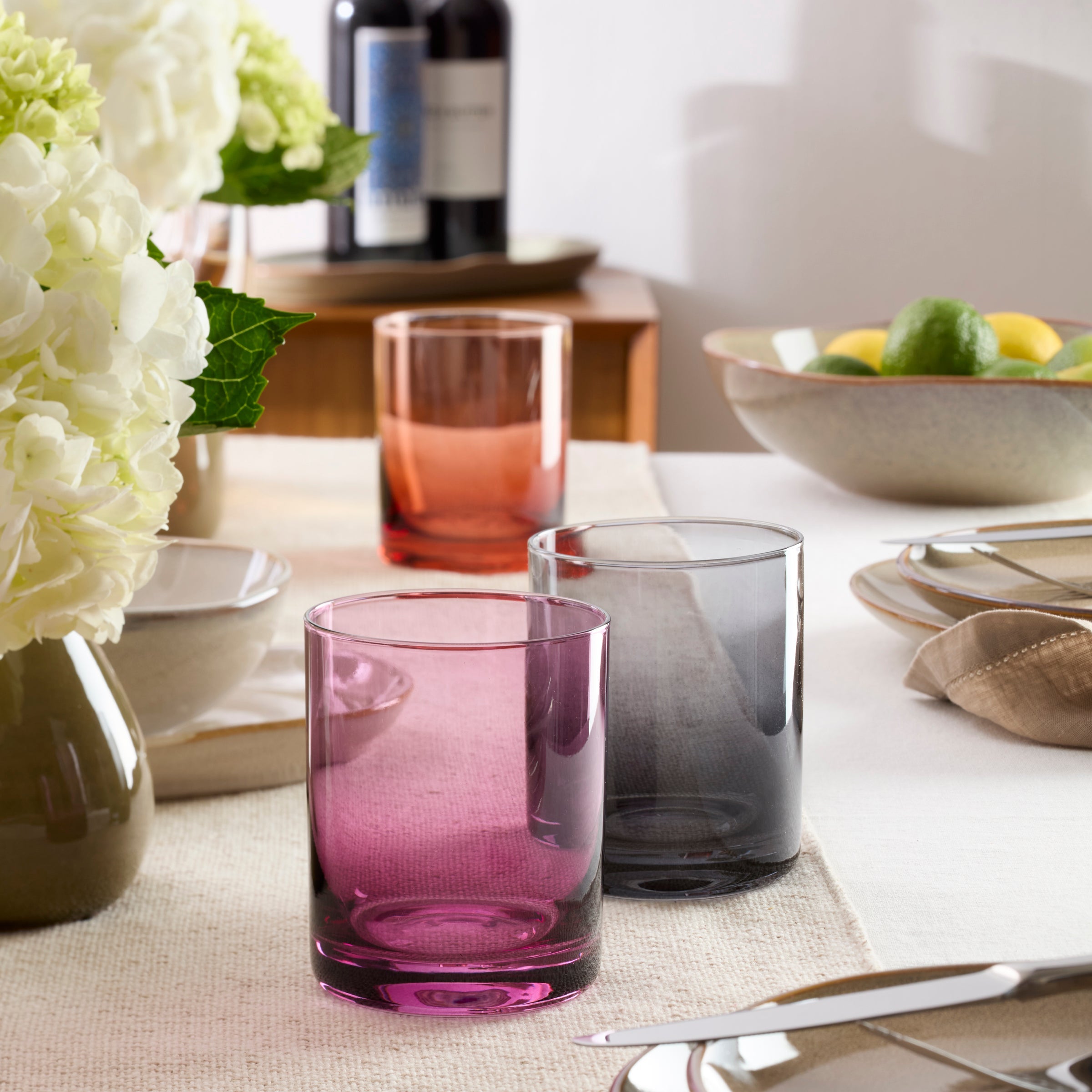 Ombre Jewel-Tone Double Old Fashioned Glasses, Set of 4 - Image 6