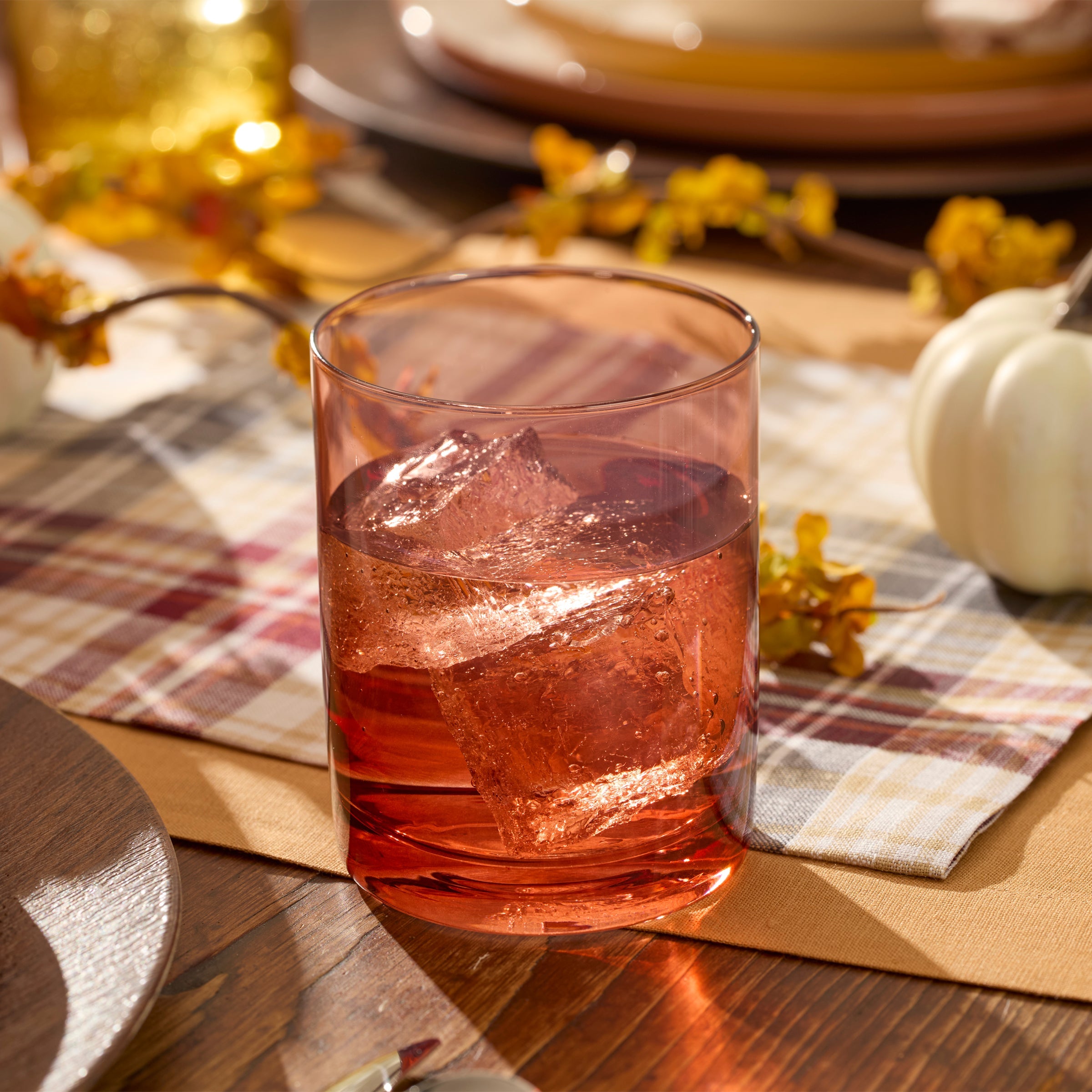 Ombre Jewel-Tone Double Old Fashioned Glasses, Set of 4 - Image 3