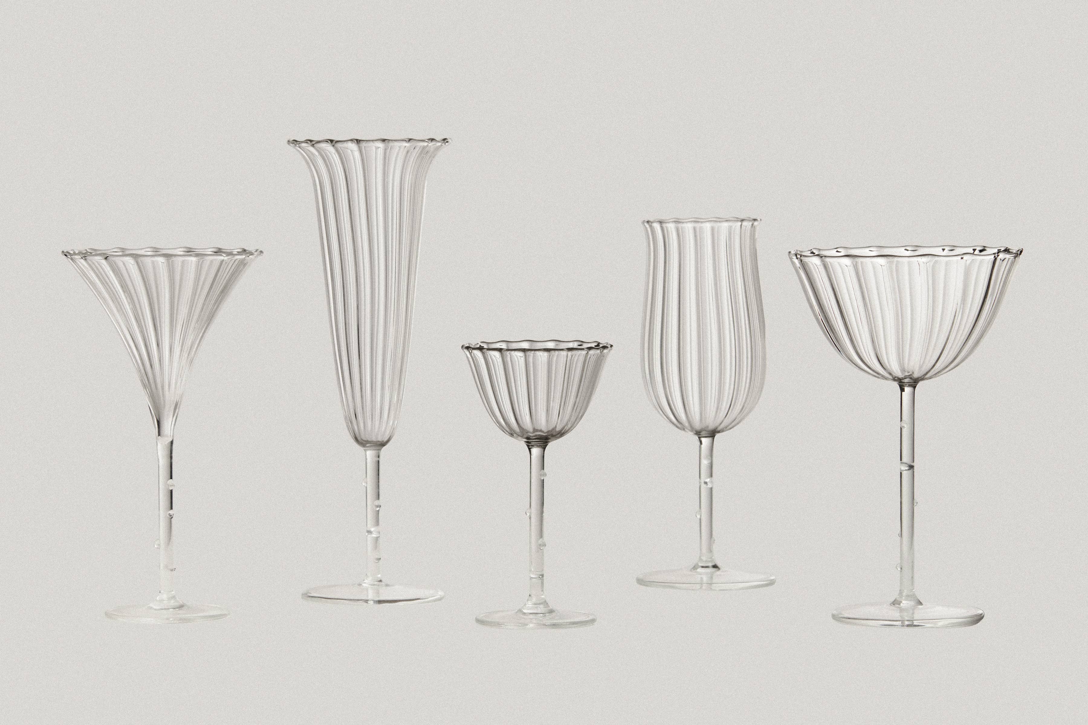 Clear Cosmo Coupe Glass Set of 4 - Image 2