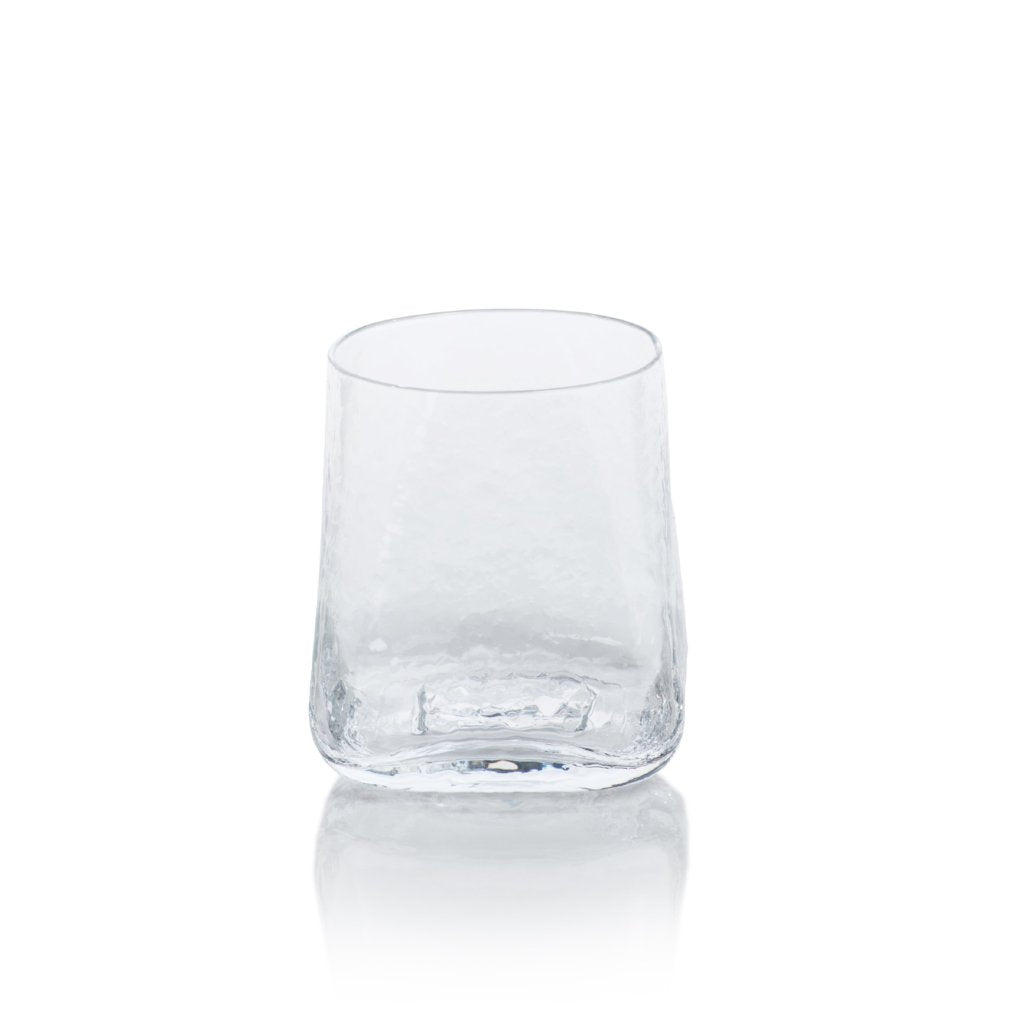 Hammered Rocks and Highball Glassware