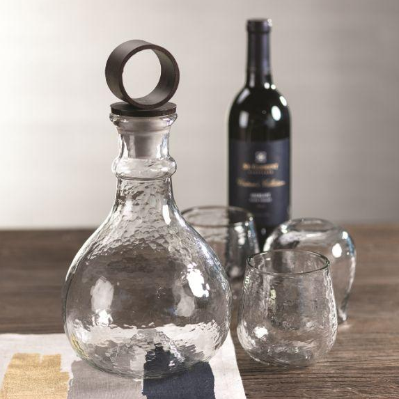 Hammered Glass Decanter - Image 2