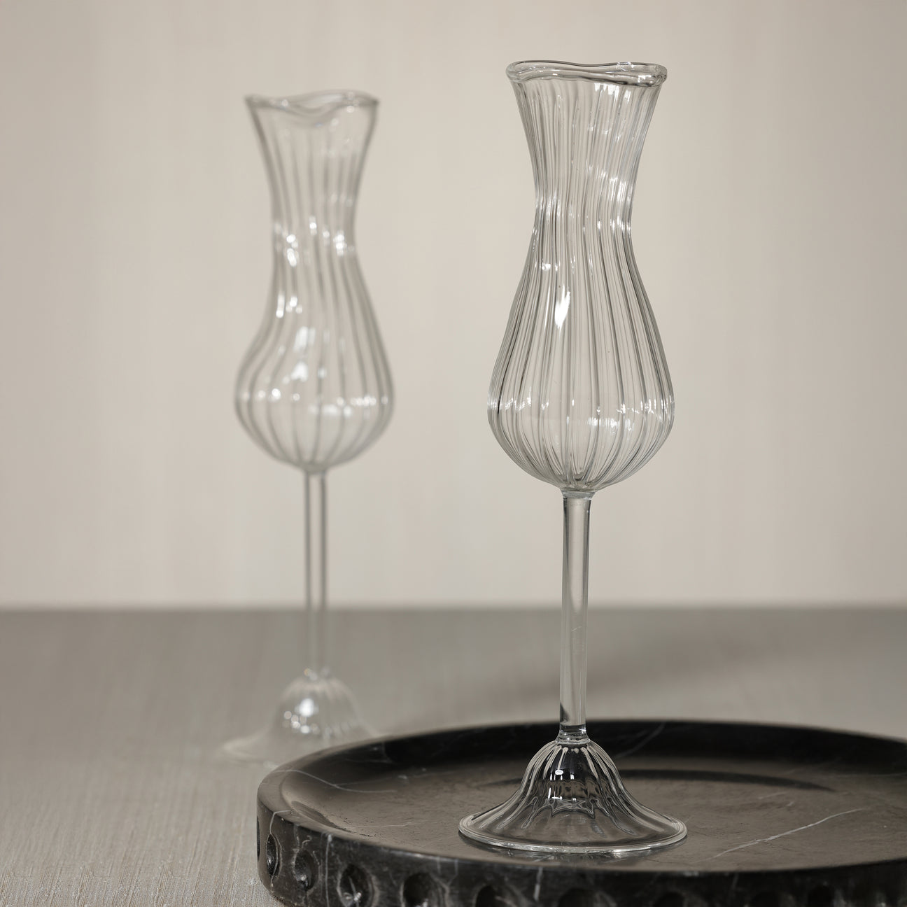 Fluted Champagne Glass Set of 4 - Image 3