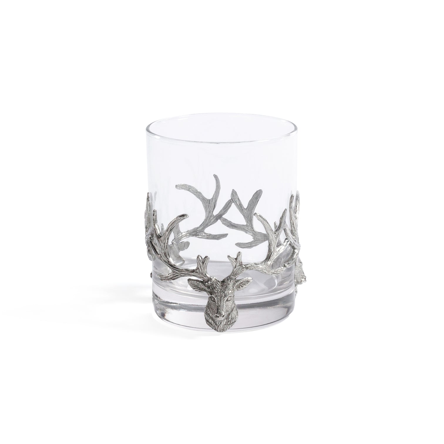 Pewter Stag Rocks Glass - Image 3