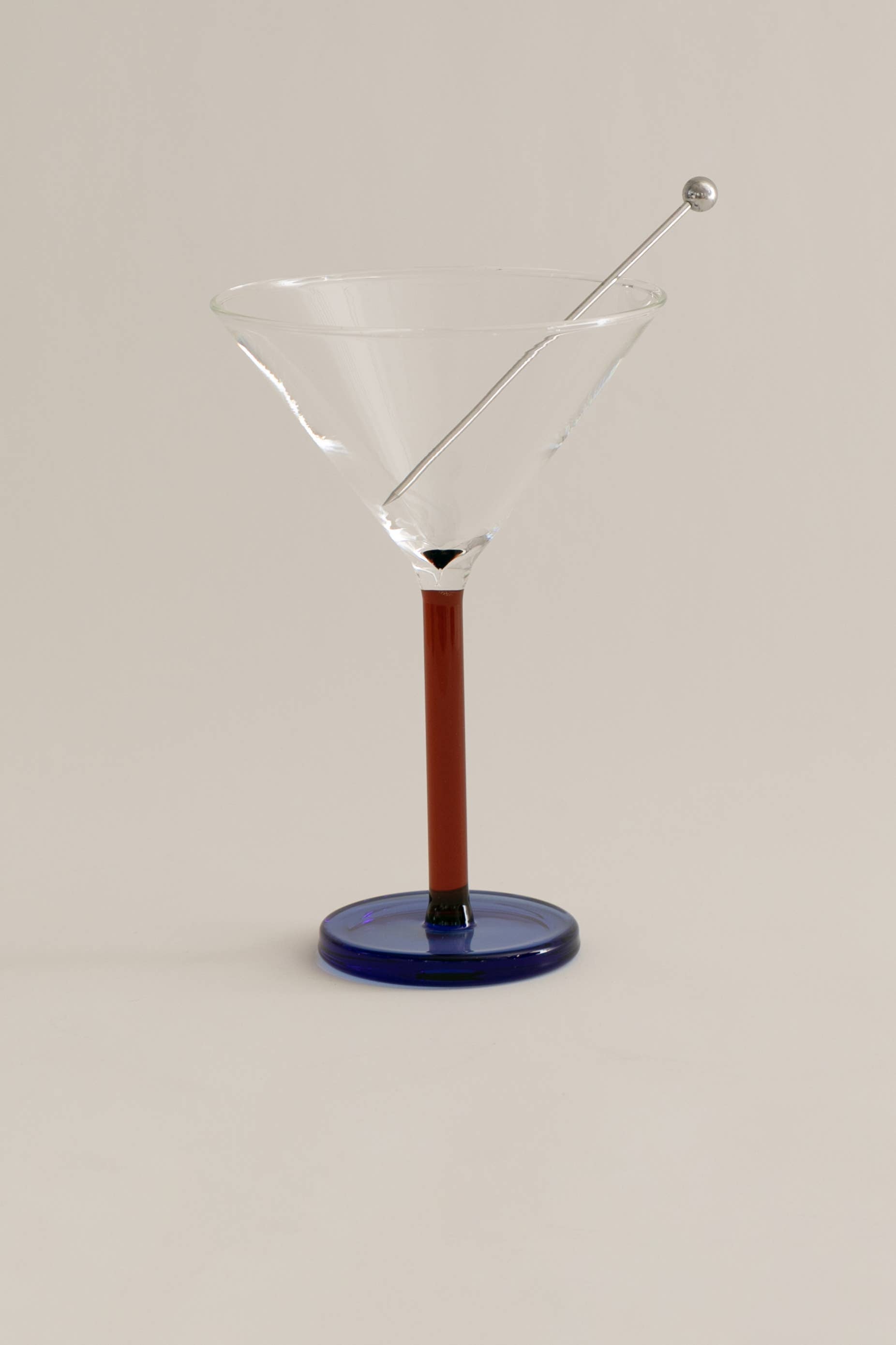 Two-Tone Cocktail Glass Pair - Yellow and Green - Image 3