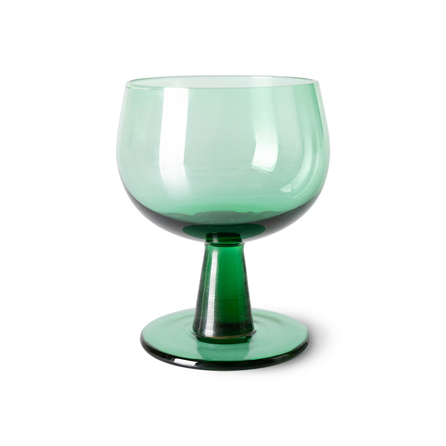 Low Fern Green Wine Glasses - Set of 4 - Image 2