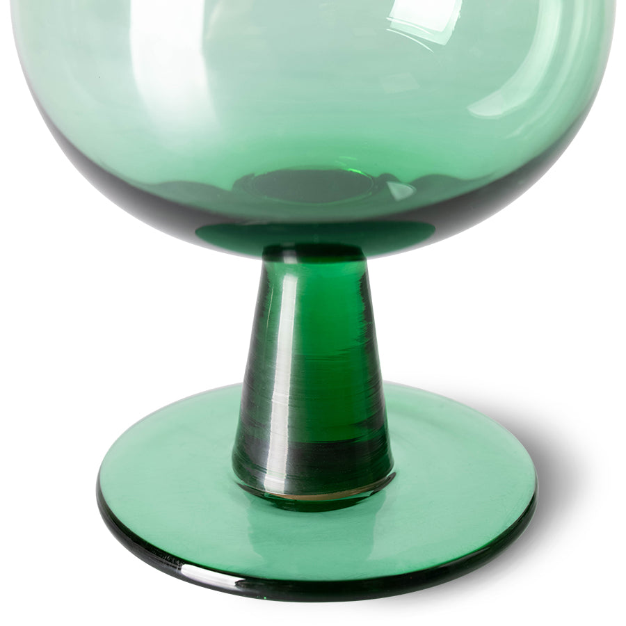 Low Fern Green Wine Glasses - Set of 4 - Image 4