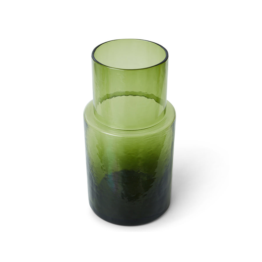 Olive Green Glass Carafe - Image 2