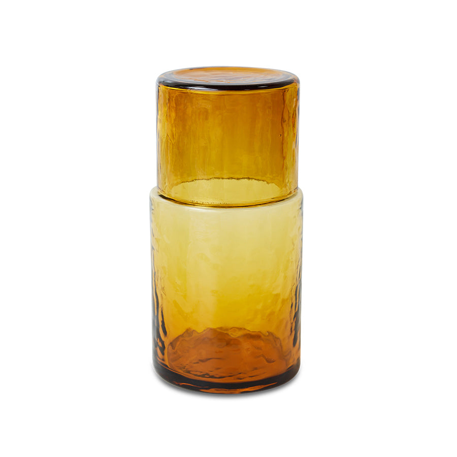 Amber Glass Carafe - Image 5