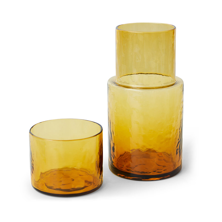 Amber Glass Carafe - Image 4