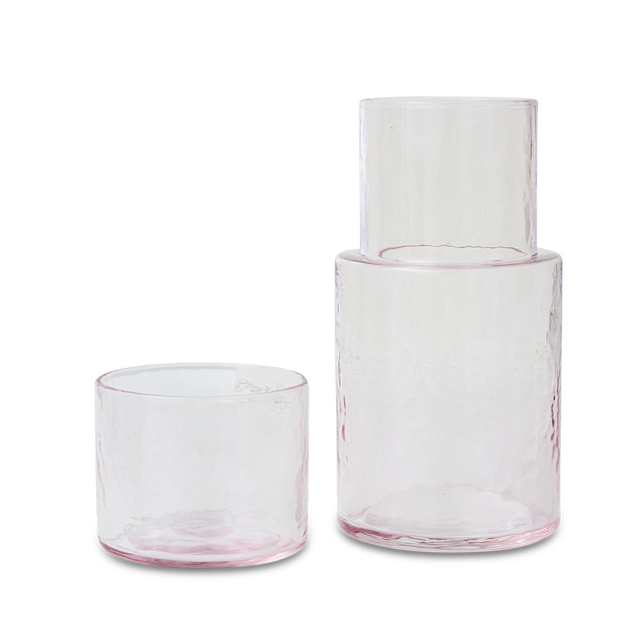 Blush Pink Tube Glasses - Set of 4 - Image 3